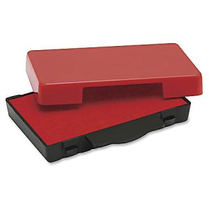 Trodat Professional Replacement Ink Pad for Trodat Custom Self-Inking Stamps, 1.38" x 2.38", Red