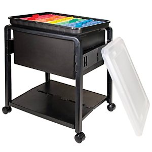 Innovative Storage SpaceMaker® Fold 'N Roll® Cart System, 21 3/4"H x 14 1/2"W x 18 1/2"D