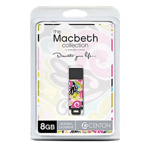 Macbeth USB 2.0 Flash Drive, 8GB, Jezebel