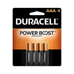 Duracell® Coppertop AAA Alkaline Batteries, Pack of 4