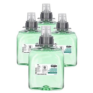 Gojo Green Certified Cucumber Melon Foaming Hand, Hair & Body Wash Refills, 42.27 Oz, Pack Of 4 Refills