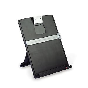 3M® Desktop Document Holders, 18", Black/Silver
