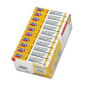 First Aid Only Gauze Refill For ANSI SmartCompliance First Aid Kits, 4" x 2-7/16"