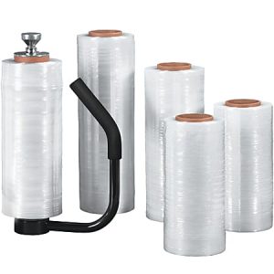 Office Depot Brand Cast Clear Hand Stretch Film, 120 Gauge, 18" x 1000', Pack Of 4