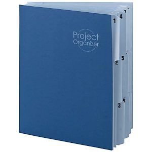 Smead File Organizer, 10 Tabs, Letter Size, Navy