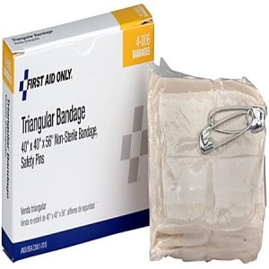 First Aid Only Triangular Sling Bandage, 40" x 40" x 56", White