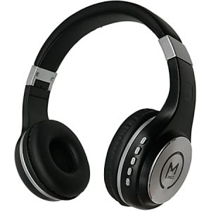 Morpheus 360 SERENITY Wireless Over-the-Ear Headphones, Hi-Fi Stereo, Wireless Headset with Microphone, HP5500B - Stereo - Mini-phone (3.5mm) - Wired/Wireless - Bluetooth - 32 Ohm - 20 Hz - 22 kHz - Over-the-head - Binaural - Circumaural - Black