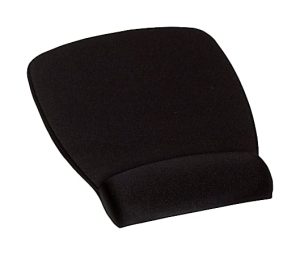 3MFoam Mouse Pad With Antimicrobial Protection, Black, MMMMW209MB