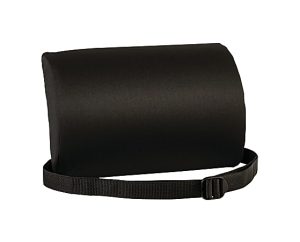 Luniform Lumbar Support Cushion, 7 1/2"H x 11" x 2 3/4"D, Black