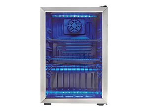 Danby DBC026A1BSSDB - Drinks chiller - width: 17.5 in - depth: 19.7 in - height: 27.1 in - 2.6 cu. ft - stainless steel