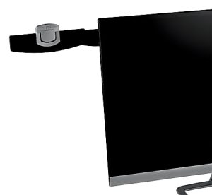 3M Monitor-Mount Dual Document Clip, Black