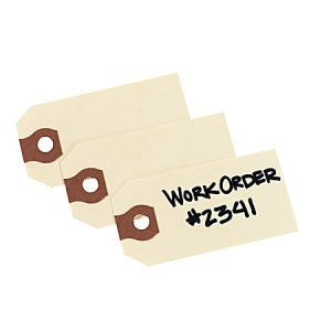 Avery Manila "G" Shipping Tags - 2.75" Length x 1.37" Width - Rectangular - 1000 / Box - Manila