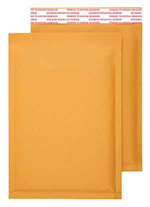 Office Depot Brand Self-Sealing Bubble Mailers, Size 0, 6" x 9", Pack Of 12