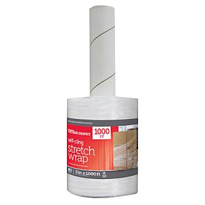 Office Depot Brand Stretch Wrap Film, 5" x 1000' Roll, Clear