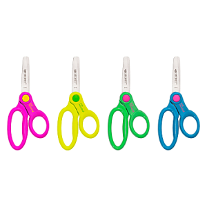 Westcott Anti-Microbial Kids Scissors, 5", Blunt, Assorted Colors