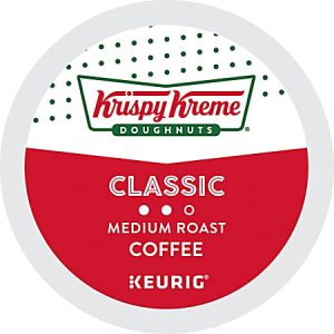 Krispy Kreme Doughnuts® Single-Serve Coffee K-Cup® Pods, Smooth Medium Roast, Carton Of 24