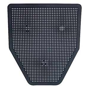 Rochester Midland Sanitary Urinal Floor Mats, Black, Pack Of 6