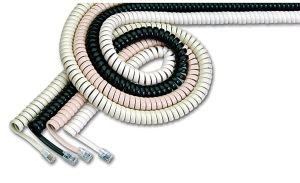 Softalk Phone Coil Cord, 25', Beige