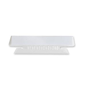 Sparco Plastic Tabs, 3-1/2", Clear, Pack of 25