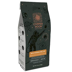Copper Moon Coffee Ground Coffee, Southern Pecan, 12 Oz Per Bag