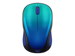 Logitech Design Limited Edition Wireless Optical Mouse, Aurora Blue