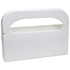 Hospeco Health Gards Half-Fold Polystyrene Toilet Seat Cover Dispensers, 11-1/2H x 16W x 3-1/4", White, Pack Of 2 Dispensers