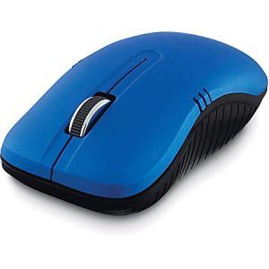 Verbatim Commuter Series USB Type A Wireless Notebook Optical Mouse, Matte Blue