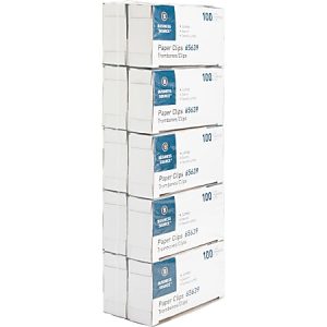 Business Source Paper Clips - Jumbo - 1000 / Pack - Silver - Steel