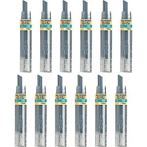 Pentel Super Hi-Polymer Leads - 0.7 mmMedium Point - HB - Black - 144 / Box