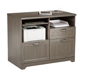 Realspace Magellan 30H x 36-5/16W x 21-1/8D Tech Station Printer Stand 2.0, Gray