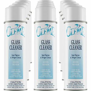 Claire Gleme Glass Cleaner - Ready-To-Use - 20 fl oz (0.6 quart) - 19 oz (1.19 lb)Can - 12 / Dozen - White