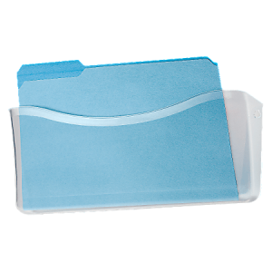 Rubbermaid Unbreakable Single Pocket Wall File, Legal, Clear