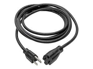 Tripp Lite P022-015 Power Extension/Adapter Cable, 15, Black