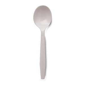 Dixie Medium Weight Utensils, Spoons, White, Box Of 100
