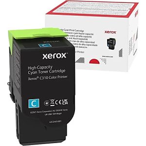 Xerox Original High Yield Laser Toner Cartridge - Single Pack - Cyan - 1 / Pack - 5500 Pages