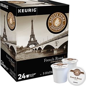 Barista Prima Coffeehouse Single-Serve Coffee K-Cup, French Roast, Carton Of 24