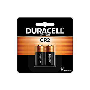 Duracell Photo 3-Volt CR2 Lithium Battery, Pack Of 2