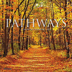 2024 Willow Creek Press Scenic Monthly Mini Wall Calendar, 7 x 7, Pathways, January To December