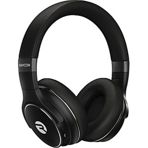 Raycon The Everyday Over-The-Ear Wireless Headphones, Carbon Black, RBH820-BLA