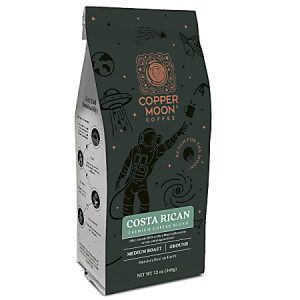 Copper Moon Coffee Ground Coffee, Costa Rican Blend, 12 Oz Per Bag