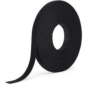 VELCRO Brand One-Wrap Tie Bulk Roll, 0.8" x 900", Black