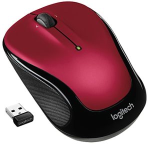Logitech M325 Wireless Mouse, Red