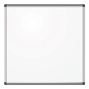 U Brands PINIT Magnetic Dry-Erase Whiteboard, 35" x 35", Aluminum Frame With Silver Finish
