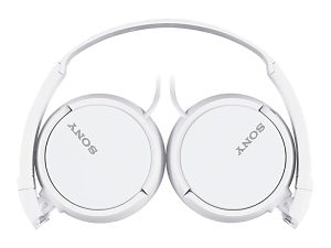 Sony Studio Monitor Wired On-Ear Headphones, White, MDRZX110/WHI