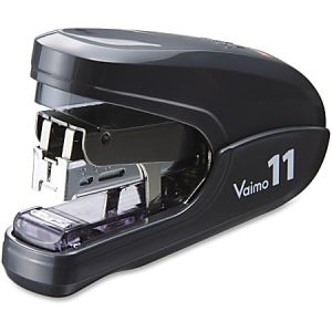 MAX Vaimo 11 Compact Stapler - 35 Sheets Capacity - 100 Staple Capacity - 3/8" Staple Size - Black