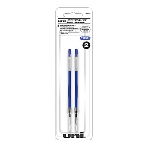 uni-ball JetStream Refills, Bold Point, 1.0 mm, Blue, Pack Of 2 Pencils