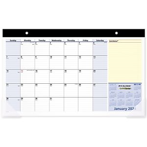 2024-2025 AT-A-GLANCE QuickNotes 13-Month Compact Monthly Desk Pad Calendar, 18" x 11", January 2024 To January 2025, SK71000