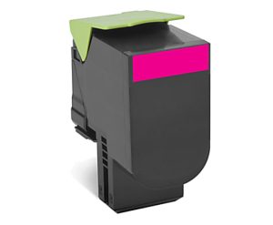 Lexmark 80C1SM0 Return Program Magenta Toner Cartridge
