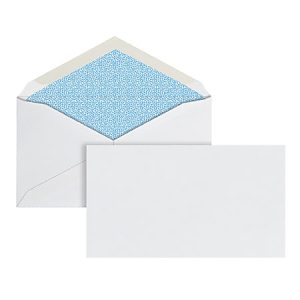 Office Depot Brand #6 3/4 Security Envelopes, 3-5/8" x 6-1/2", Gummed Seal, White, Box Of 500