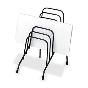 Fellowes Wire Step File Jr. - 6 Compartment(s) - 7.8" Height x 4.4" Width x 6.5" Depth - Desktop - Black - Steel - 1Each